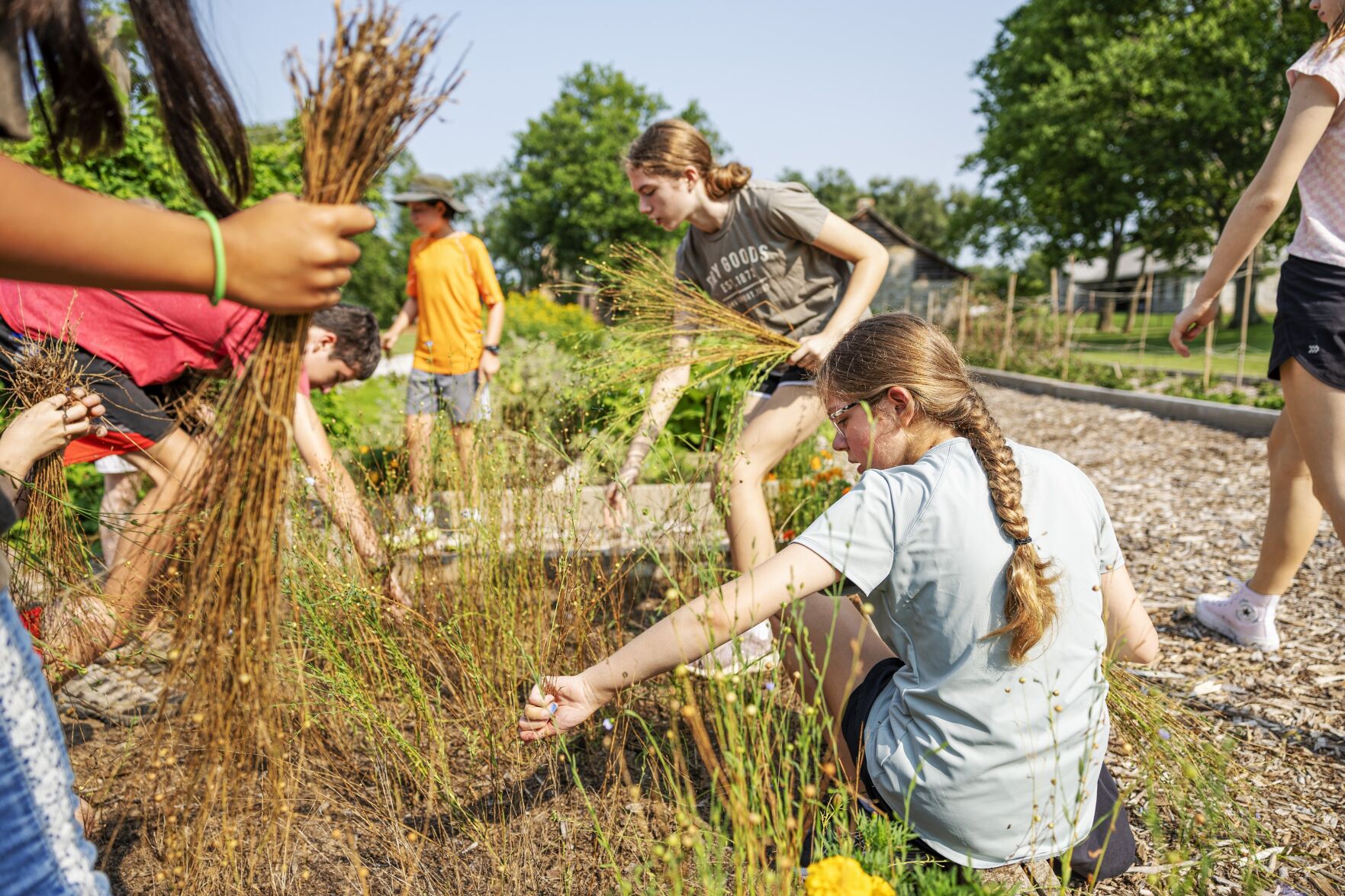 Campers learn what life was like on the homestead in rural Missouri